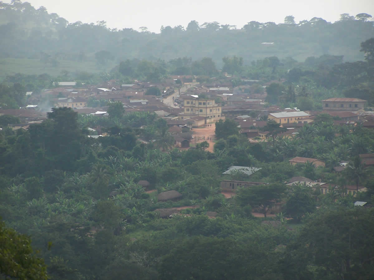 Vue de Danyi Elavanyo - Plateau de Dayes - Monastère de Dzogbégan - Danyi - Togo