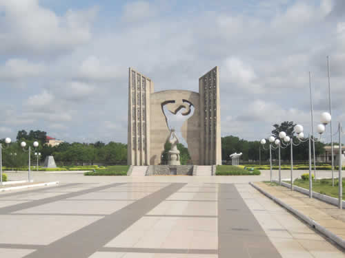 Place de l'indépendance à Lomé - Togo