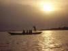 Coucher du soleil sur le lac Togo